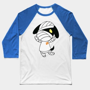 Lucky Mummy Dog Baseball T-Shirt